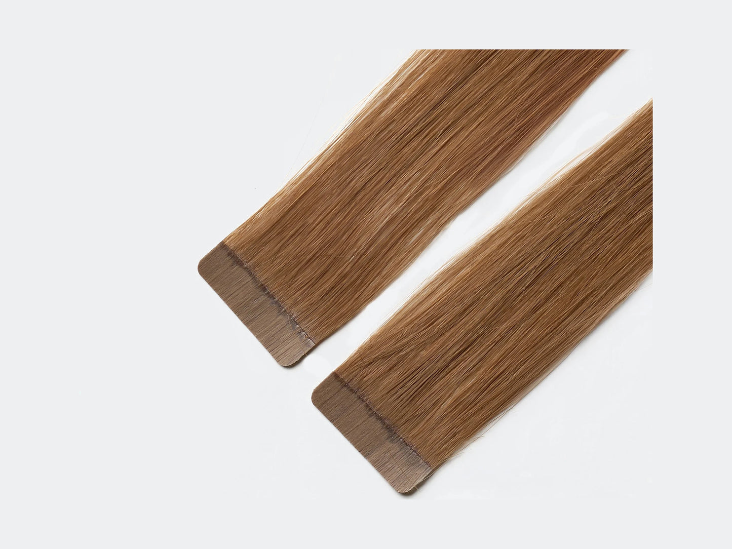 Tape Extensions 7, närbild på det förtejpade fästet