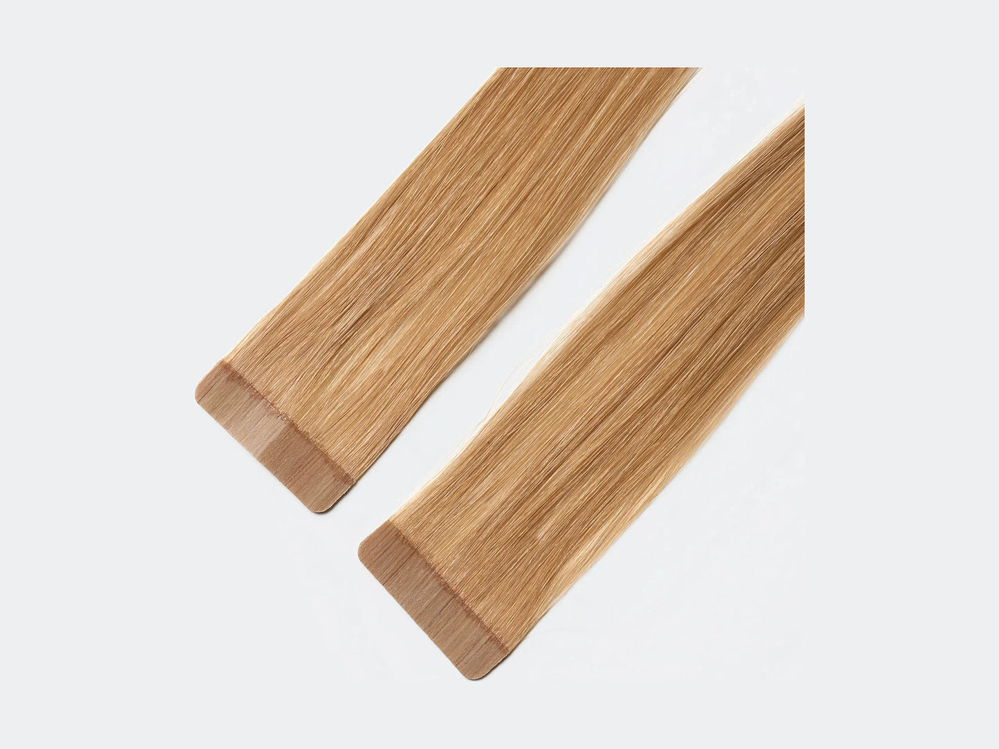 Tape Extensions 8, närbild på det förtejpade fästet