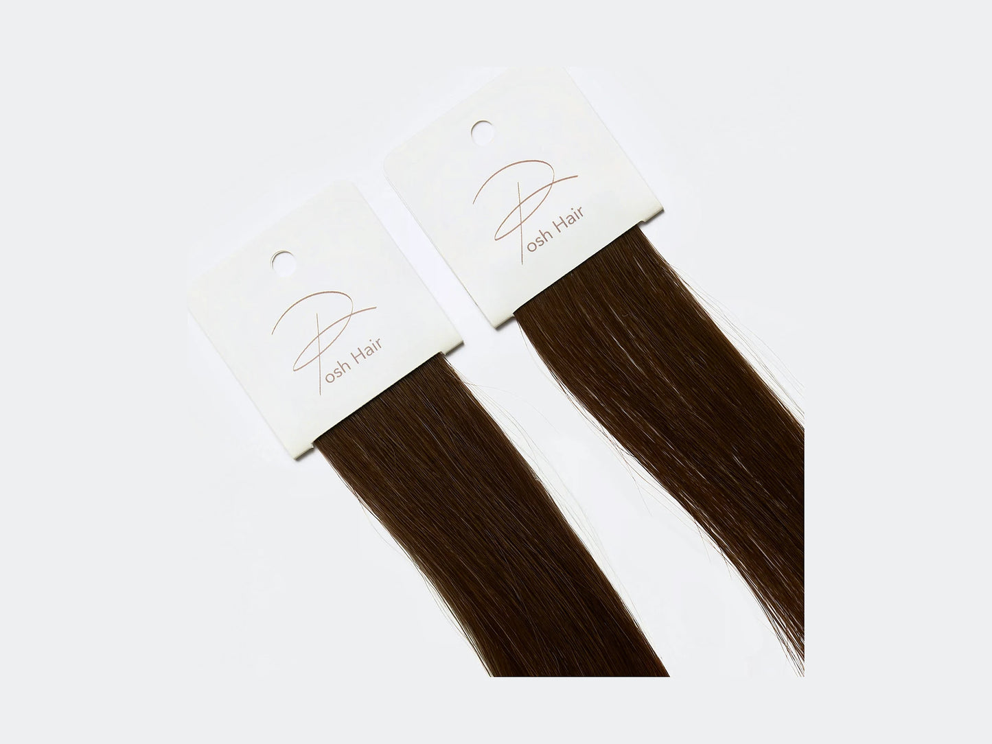 Tape Extensions 3W, närbild på det förtejpade fästet