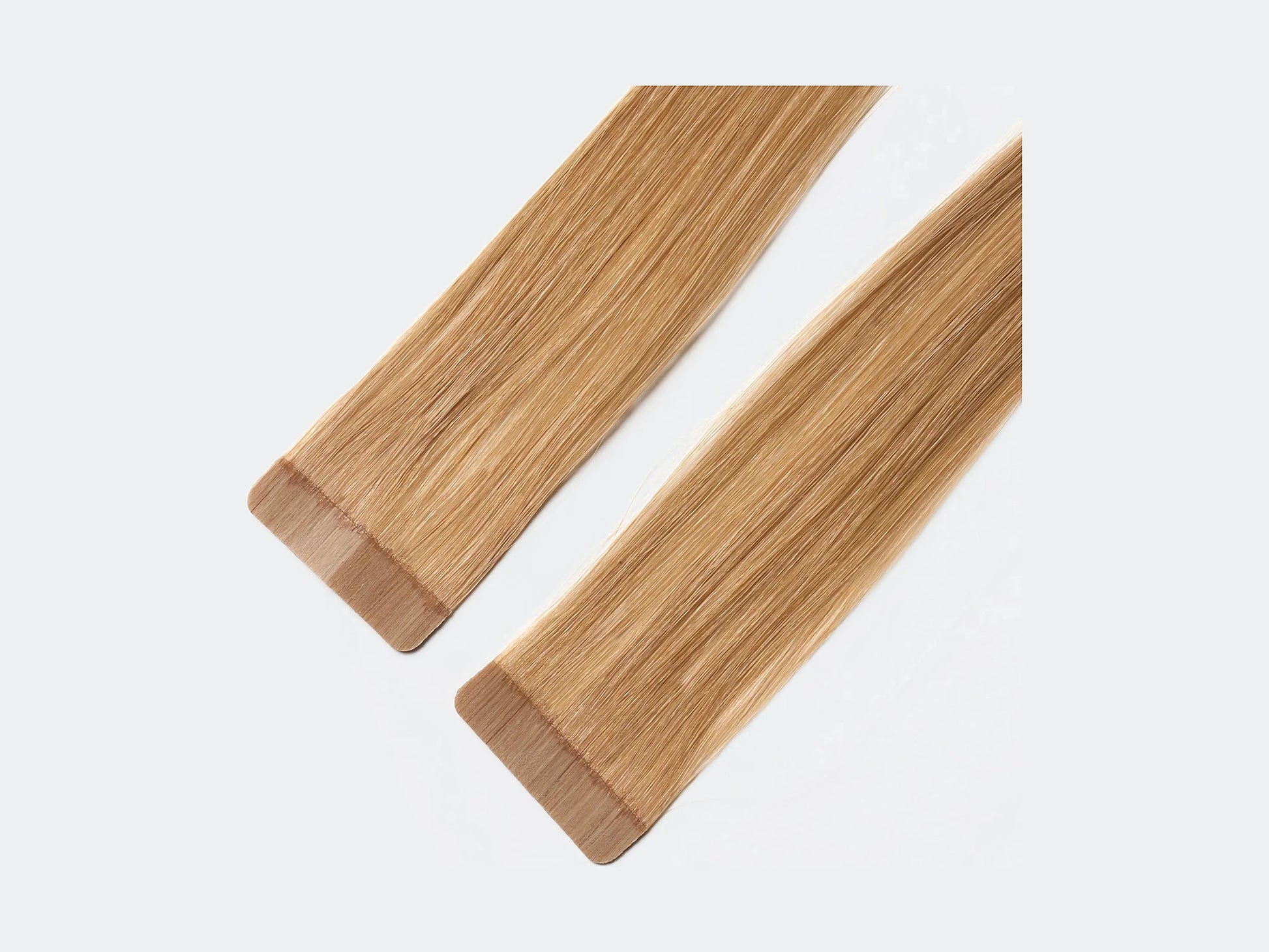 Tape Extensions 8, närbild på det förtejpade fästet