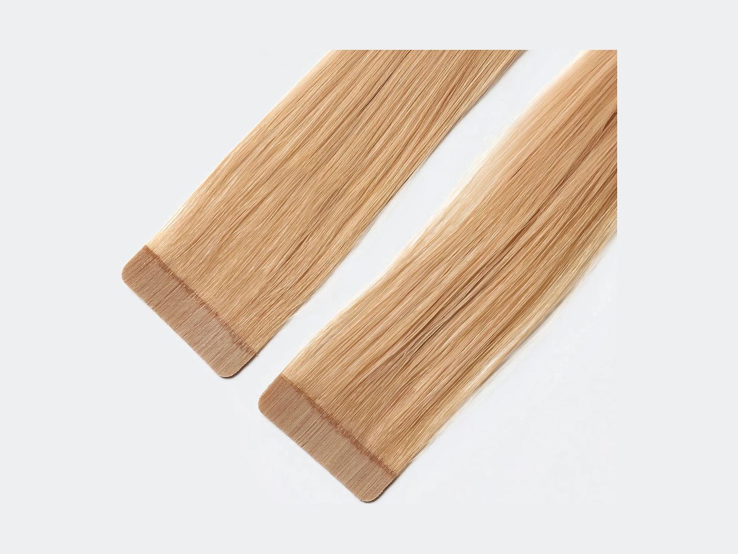 Tape Extensions 9, närbild på det förtejpade fästet